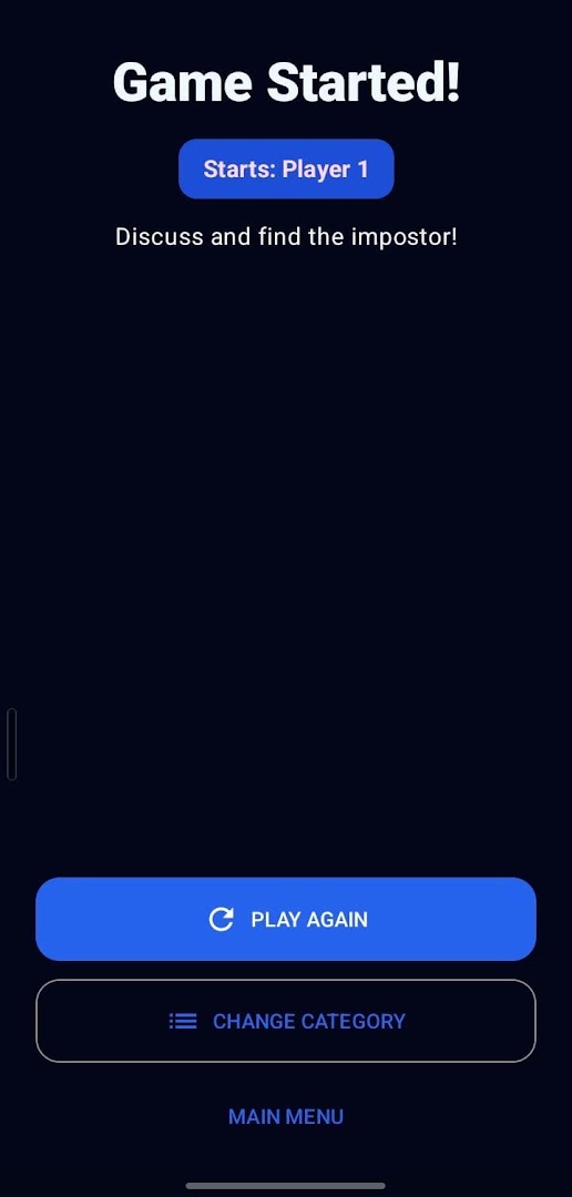 Game Discussion Phase Screen